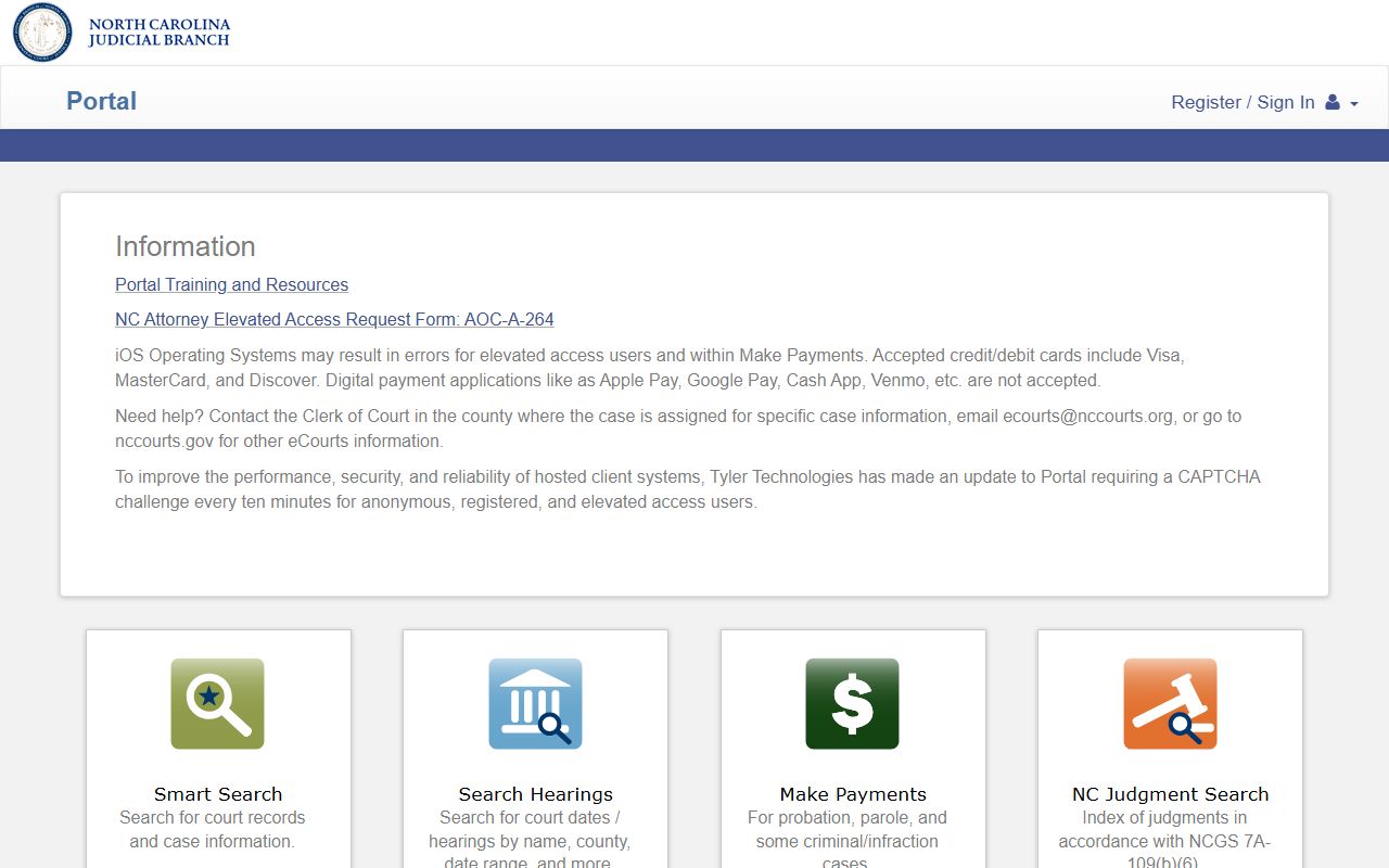 Chatham County Court records North Carolina eCourts Portal home