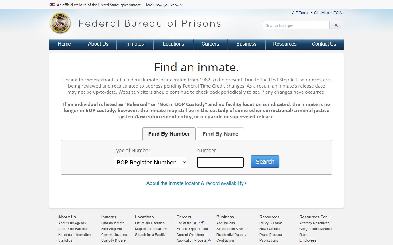 Chatham County inmate lookup and Federal Bureau of Prisons locator